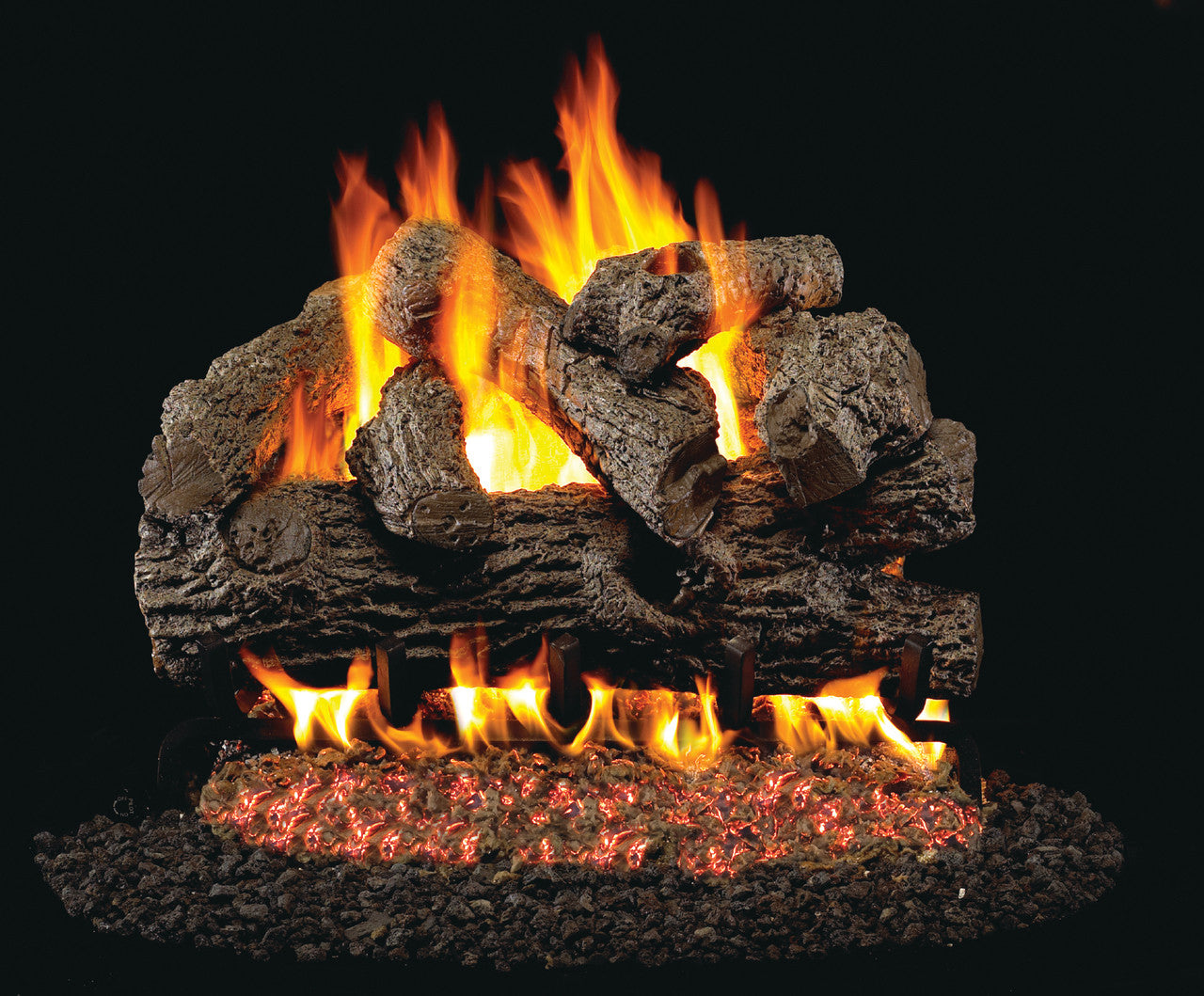 Real Fyre Royal English Oak Vented Gas Logs (B-18), 18-Inch
