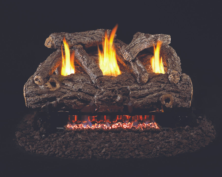 Real Fyre Golden Oak Designer Vent-Free Gas Logs (RD9-24), 24-Inch