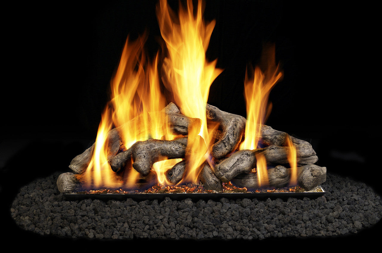 Real Fyre Shoreline Driftwood Vented Gas Logs (SDW-18), 18-Inch