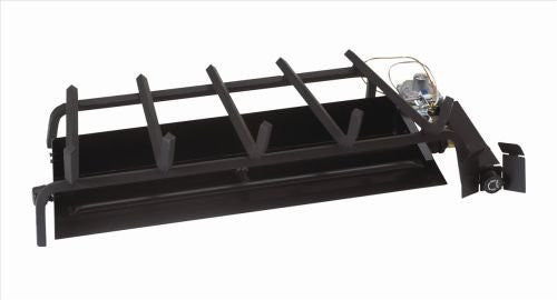 Real Fyre G45 Triple Burner System, 16/19-Inch See-Thru Stainless-Steel Burner System Only G45-2-1619SS Natural Gas
