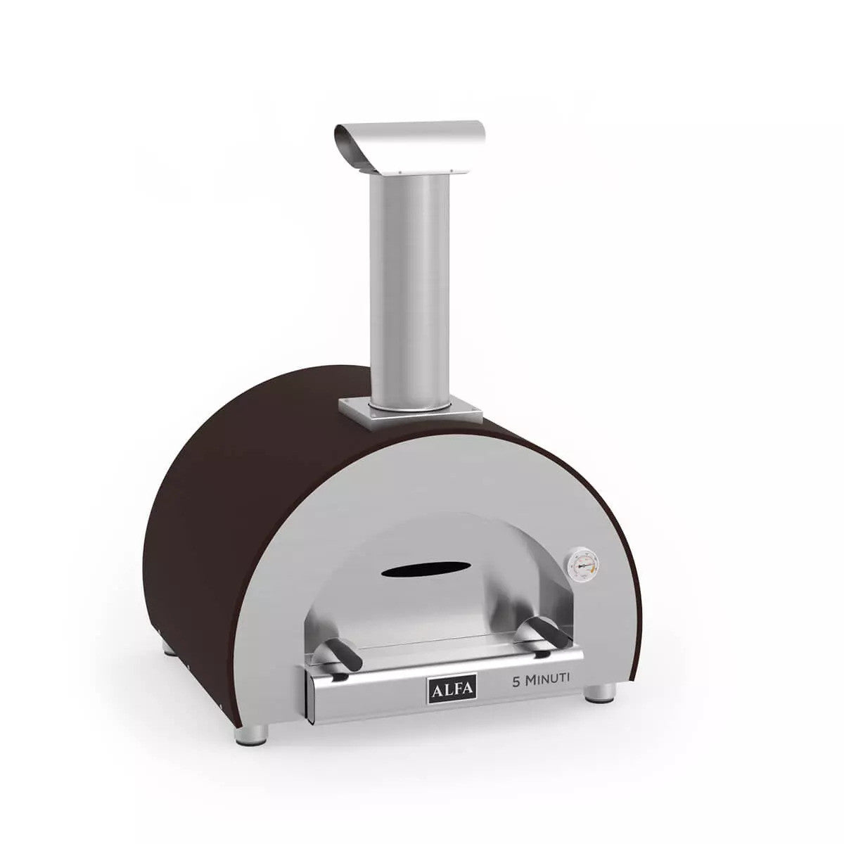 Alfa 5 Minuti 23-Inch Outdoor Countertop Wood-Fired Pizza Oven - Copper (FX5MIN-LRAM-T)
Your image was added to the product.
