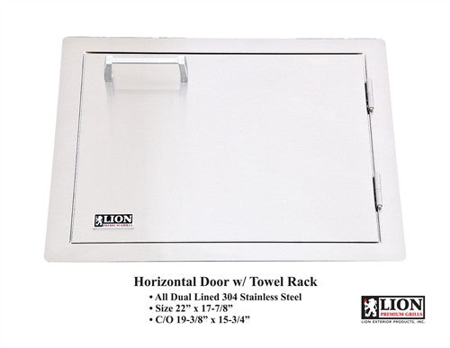 Lion Horizontal Doors with Towel Rack