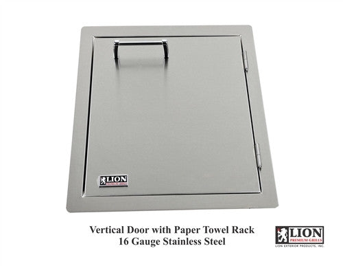 Lion Premium Grills Vertical Door with Towel Rack