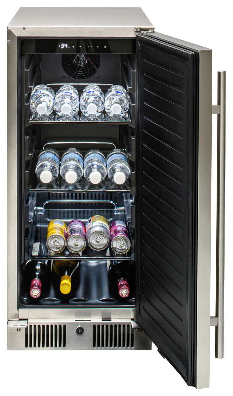 Blaze Outdoor Products BLZ-SSRF-15 Blaze 15-inch Outdoor Refrigerator DIY BBQ LLC