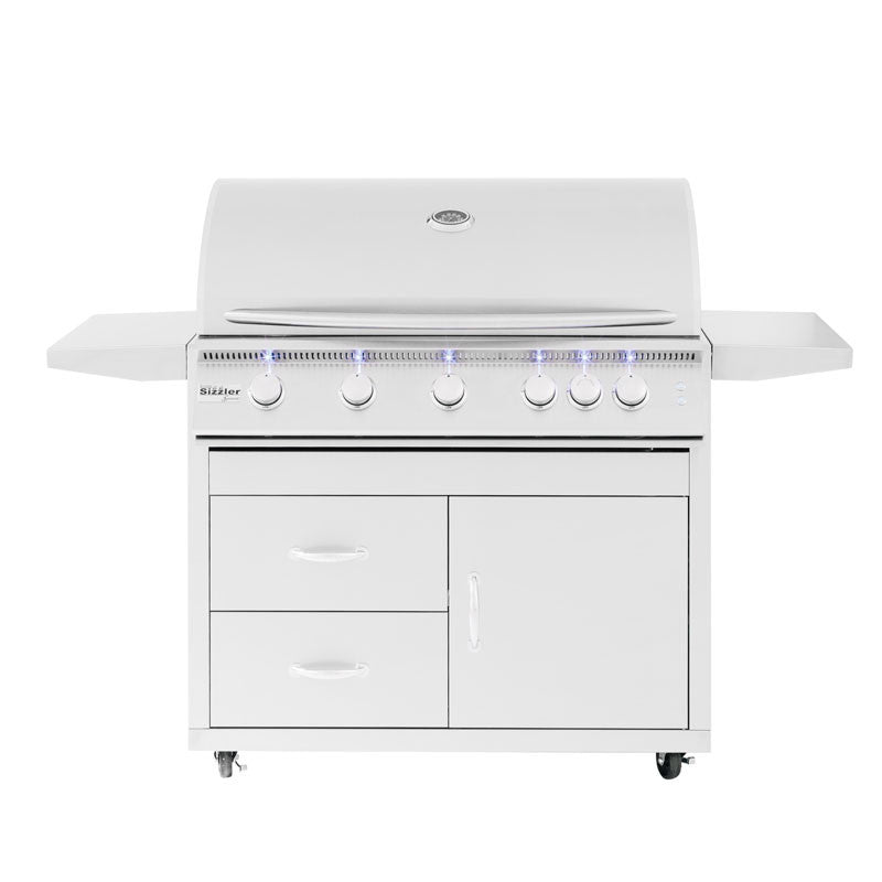 Pro Series Fully Assembled Door & 2-Drawer Combo Cart for 40" Sizzler & Sizzler Pro