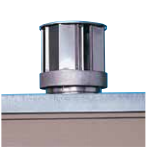 Majestic SLP-TVHW High Wind Vertical Termination Cap Storm Collar