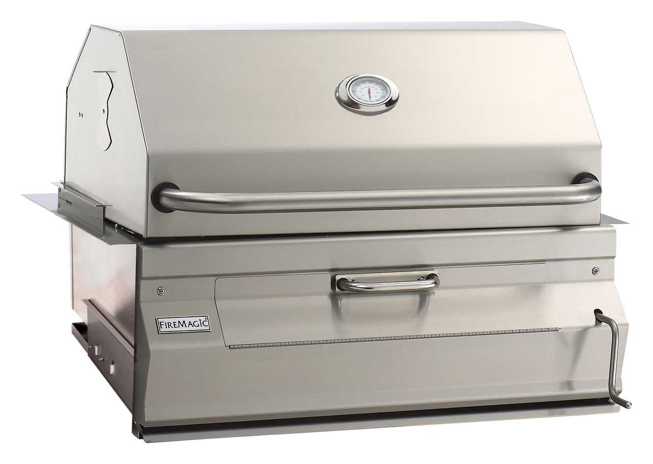 Fire Magic 12-SC01C-A Fire Magic Charcoal Built In Barbecue Grill with Smoker DIY BBQ LLC
