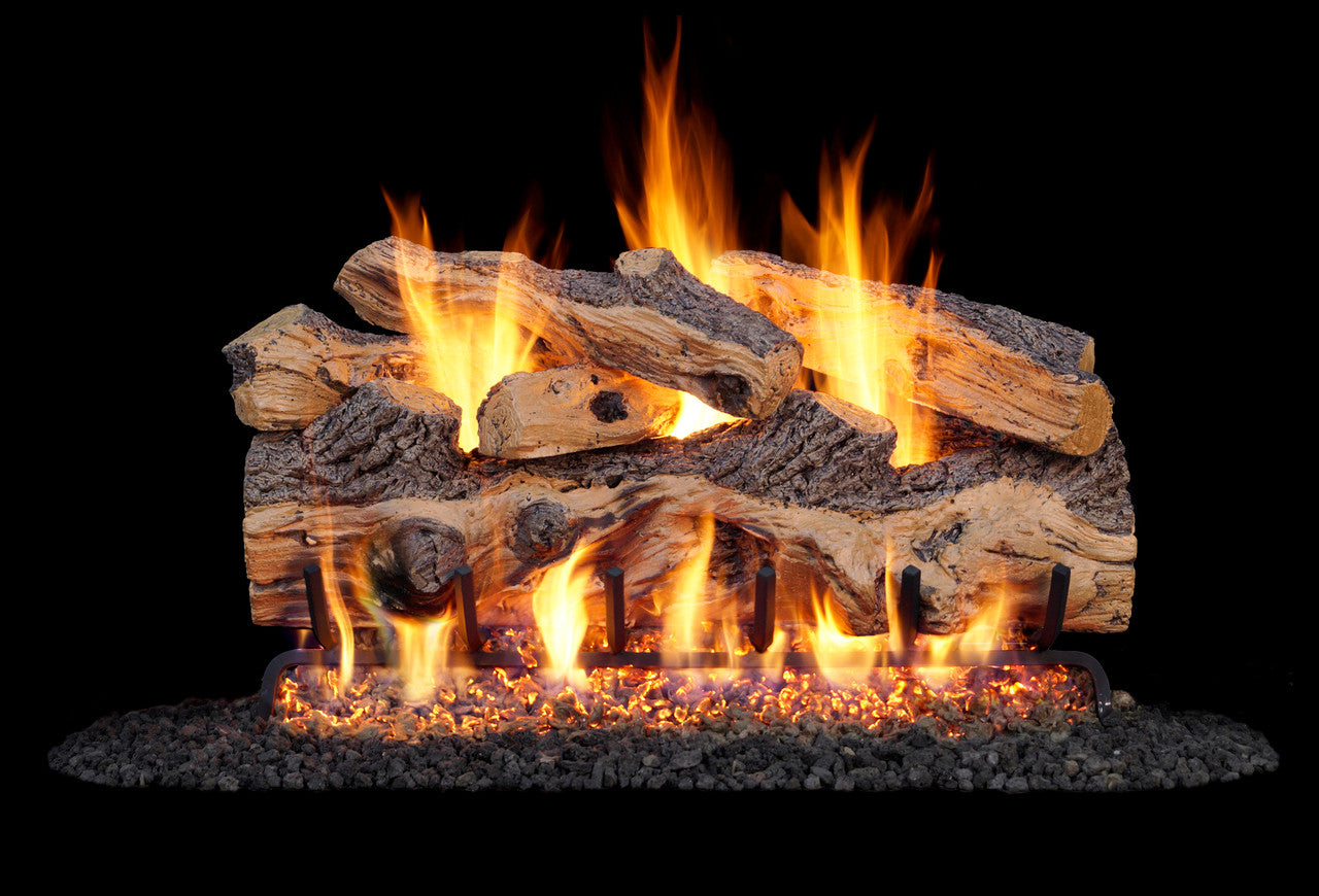 Real fyre Gnarled Split Oak Vented Log Set (GO-36), 36-Inch