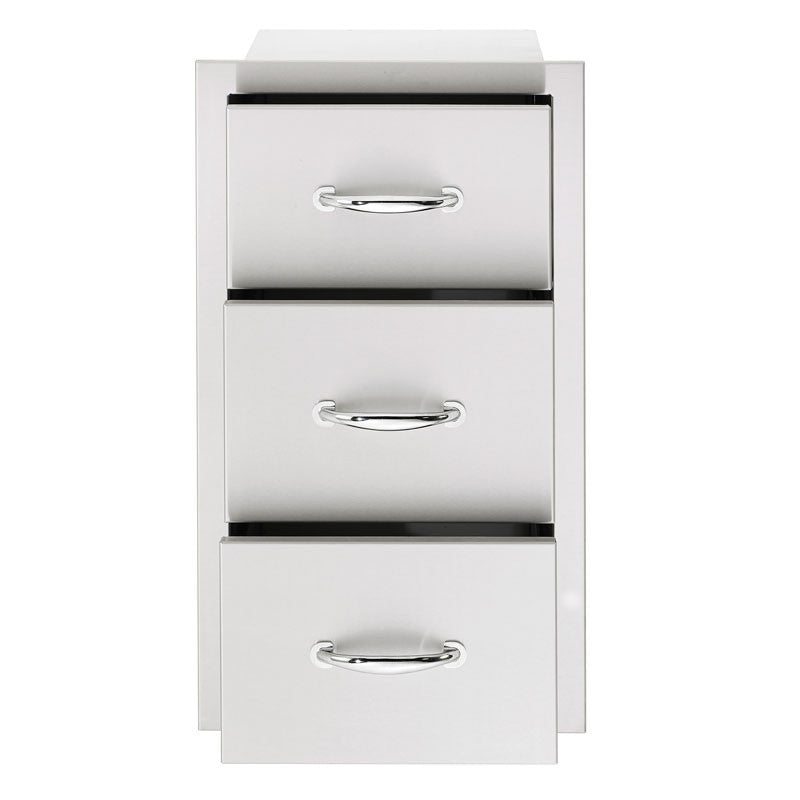 17" North American Stainless Steel Triple Drawer (SSDR3-17