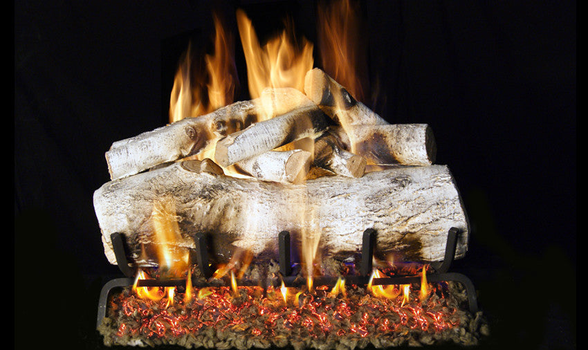 Real Fyre Mountain Birch Vented Gas Logs (MBW-42), 42-Inch