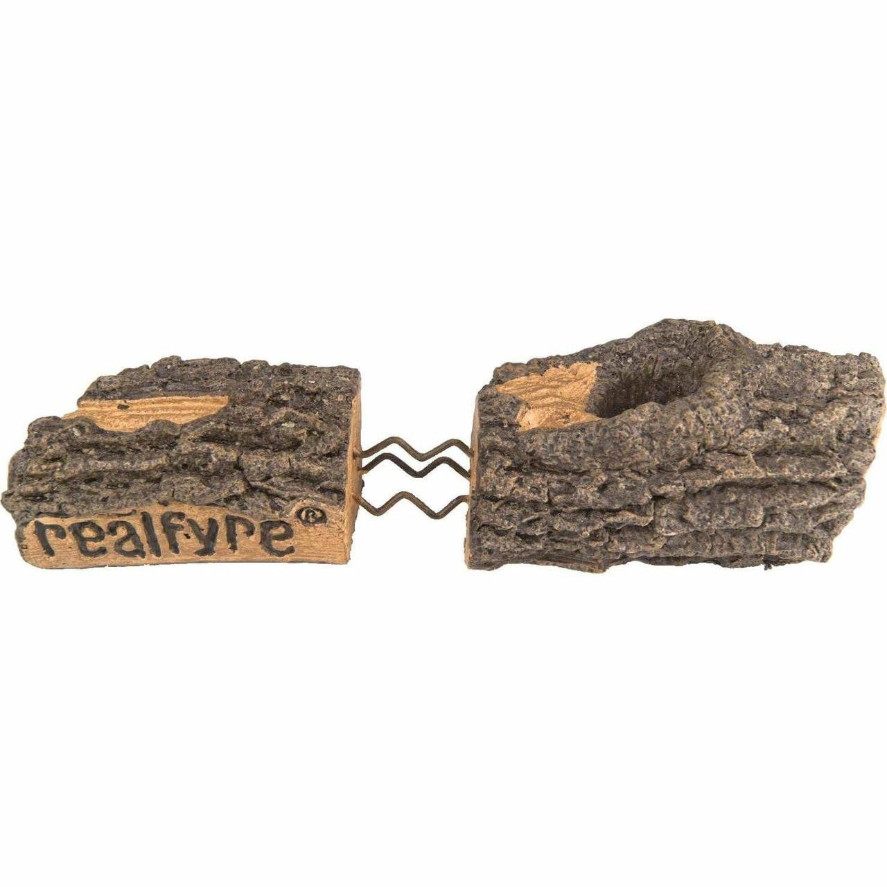 Real Fyre Golden Oak Designer Plus Vented Gas Logs (RDP-24), 24-Inch